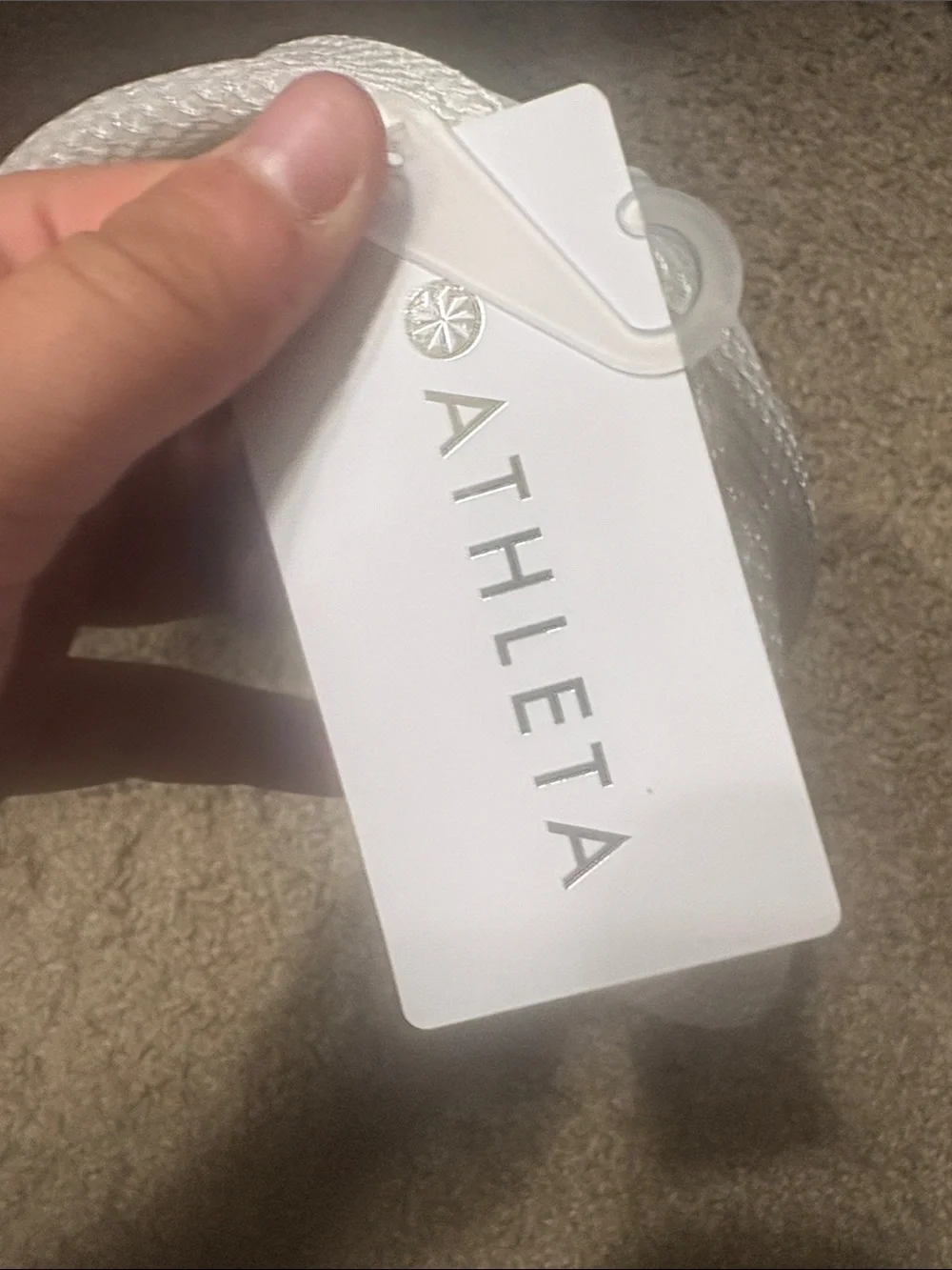 NWT Athleta Icon Trucker Hat in White